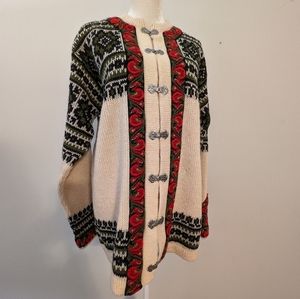 Nordstrikk Women's vintage wool cardigan sweater